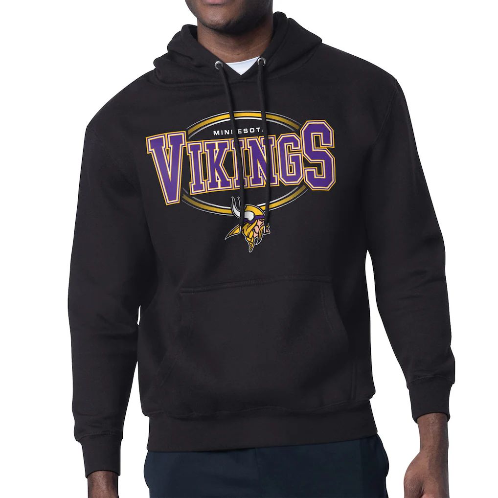 Men 2026 NFL Minnesota Vikings hoodie Black 03